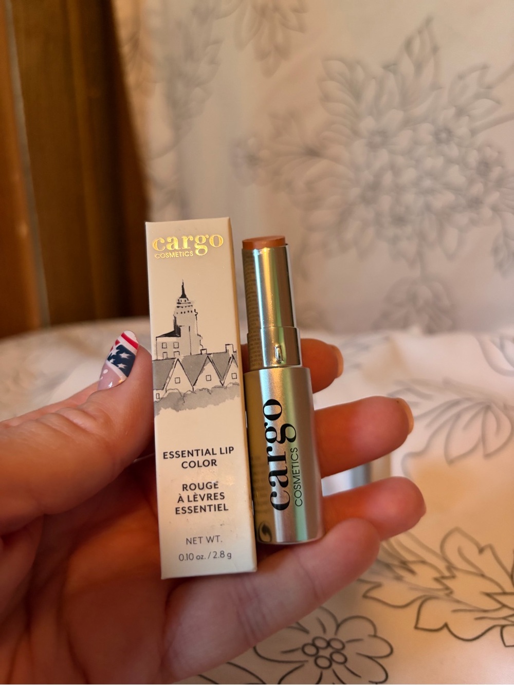 Cargo Essential Lip Color — Nude Peachy Pink. Color is Las Vegas
